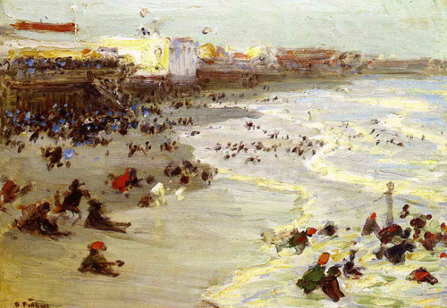 Coney Island By Edward Potthast Coney Island By Edward Potthast
