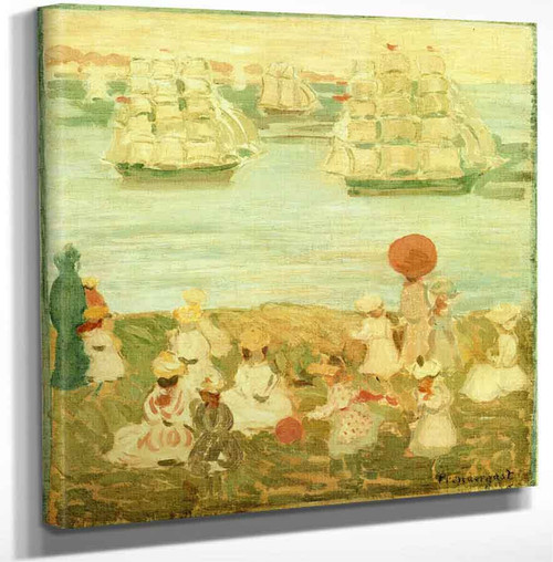 The Pretty Ships By Maurice Prendergast Art Reproduction