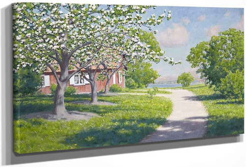 Cottage By The Water1 By Johan Krouthen