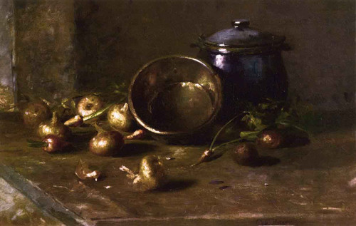 Crock, Kettle, And Onions By Charles Ethan Porter