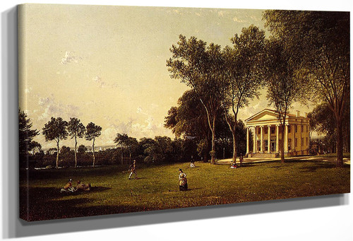 Croquet On The Lawn By David Johnson