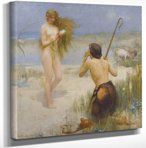 The Sea Maiden By Arthur Hacker By Arthur Hacker Art Reproduction