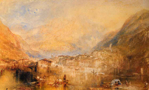 Dartmouth Castle, On The River Dart By Joseph Mallord William Turner