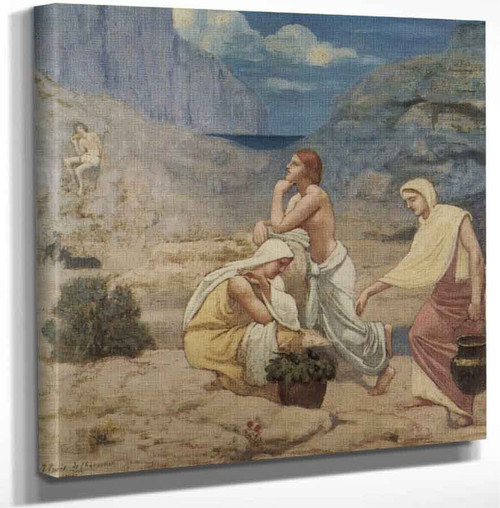 The Shepherds Song By Pierre Puvis De Chavannes Art Reproduction