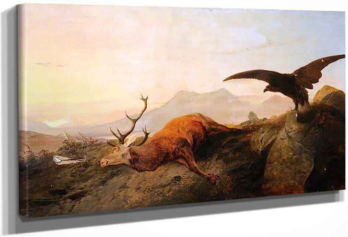 Dead Stag By Richard Ansdell