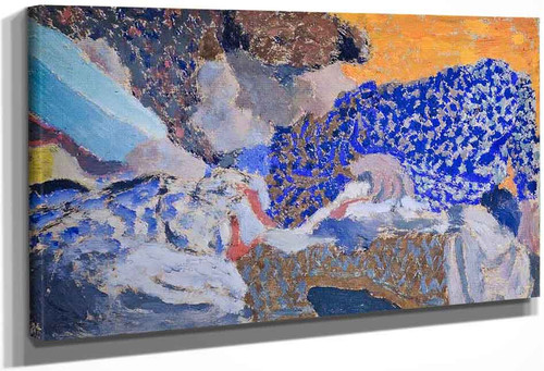 Deux Ouvrieres Dans L'atelier De Couture By Edouard Vuillard