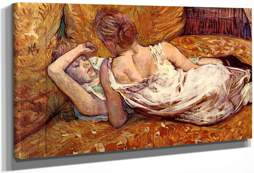 Devotion The Two Girlfriends By Henri De Toulouse Lautrec