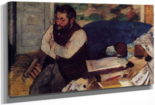 Diego Martelli By Edgar Degas