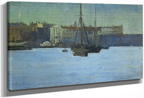 Dieppe Harbour, France By Walter Richard Sickert By Walter Richard Sickert