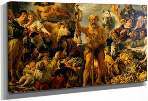 Diogenes Searching For An Honest Man By Jacob Jordaens