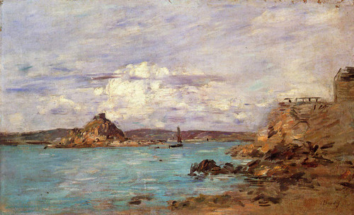 Douarnenez The Bay By Eugene Louis Boudin