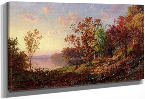 Driving Home The Flock By Jasper Francis Cropsey By Jasper Francis Cropsey