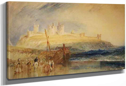 Dunstanborough Castle, Northumberland By Joseph Mallord William Turner