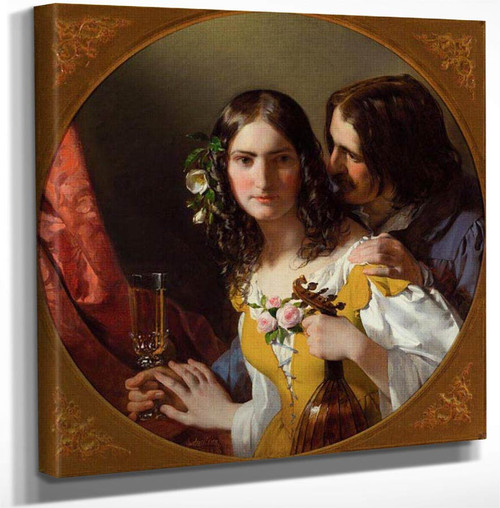 The Three Costly Things By Friedrich Von Amerling Art Reproduction