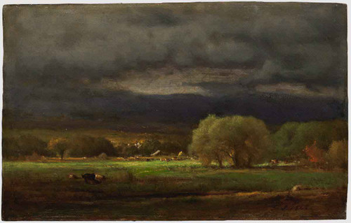 Eagleswood, New Jersey By George Inness By George Inness