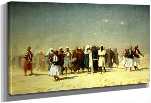 Egyptian Recruits Crossing The Desert By Jean Leon Gerome