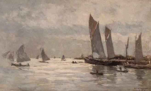 En Rade De La Rochelle By Albert Lebourg By Albert Lebourg