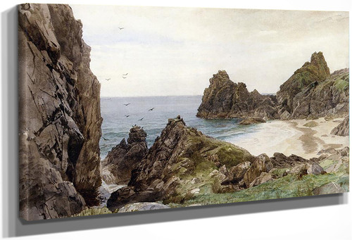 English Coastline By William Trost Richards By William Trost Richards