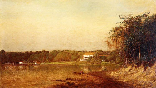 Enterprise At Lake Monroe By Alexander Helwig Wyant