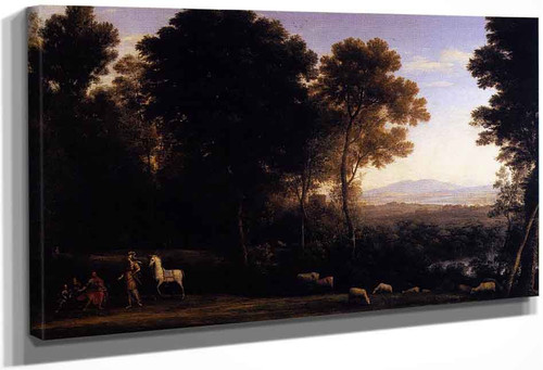 Erminia And The Shepherds By Claude Lorrain By Claude Lorrain