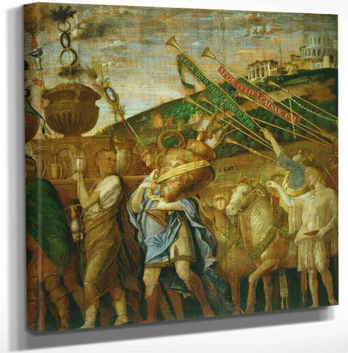 The Triumphs Of Caesar The Vase Bearers By Andrea Mantegna Art Reproduction