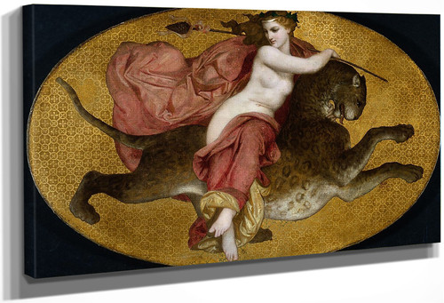 Etienne Bartholony's House Bacchante On A Panther By William Bouguereau