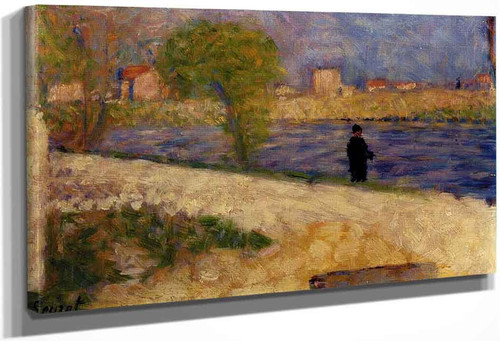 Etude Dans L'ile By Georges Seurat