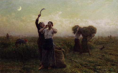 Evening Call By Jules Adolphe Breton