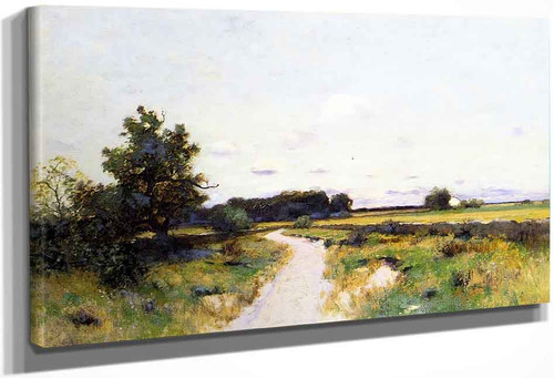 Extensive Landscape View Of A Farm By Bruce Crane
