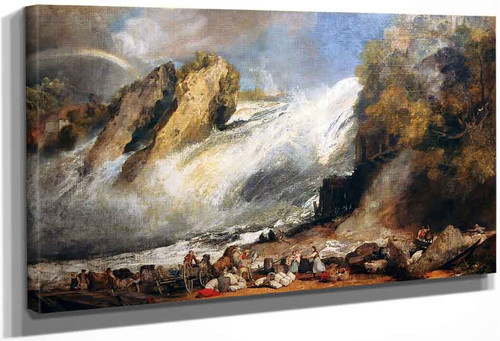 Fall Of The Rhine At Schaffhausen By Joseph Mallord William Turner