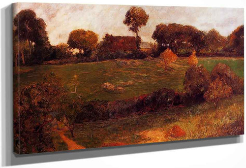 Farm In Brittany By Paul Gauguin