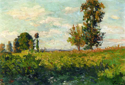 Fields By Maximilien Luce By Maximilien Luce