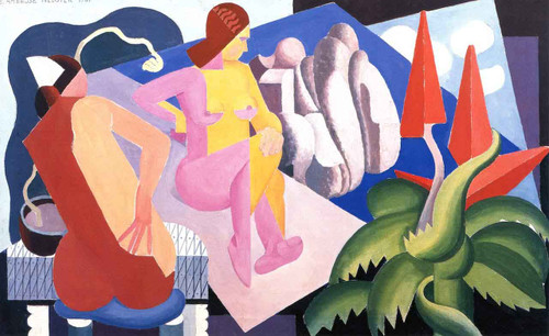 Figure Composition, Carmel By Edwin Ambrose Webster Figure Composition, Carmel By Edwin Ambrose Webster