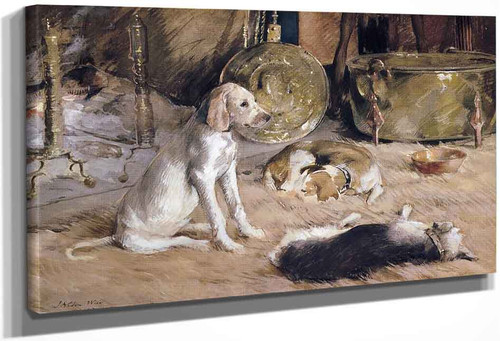 Fireside Dreams By Julian Alden Weir American 1852 1919