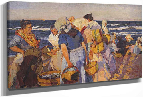 Fisherwomen By Joaquin Sorolla Y Bastida