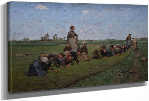 Flaxweeding In Flanders By Emil Claus