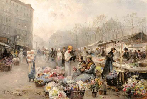 Flower Market In Nice By Emil Barbarini By Emil Barbarini