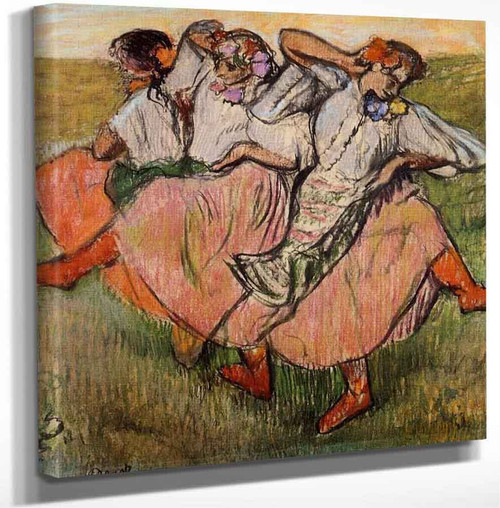 Three Russian Dancers By Edgar Degas Art Reproduction