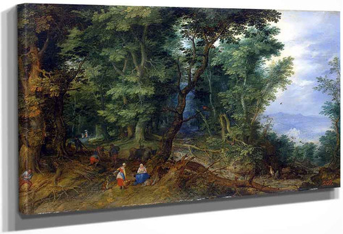 Forest Landscape By Jan Brueghel The Elder