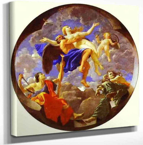 Time Revealing Truth With Envy And Discord By Nicolas Poussin Art Reproduction