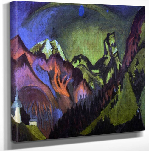 Tinzenhorn Zügenschlucht Bei Monstein By Ernst Ludwig Kirchner Art Reproduction