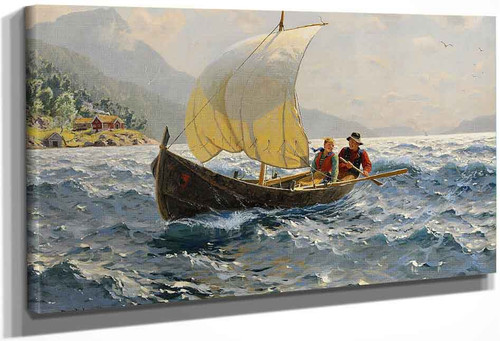 Fresh Breeze, Sognefjord By Hans Dahl