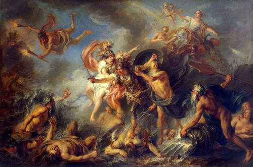 Fury Of Achilles1 By Charles Antoine Coypel Iv By Charles Antoine Coypel Iv