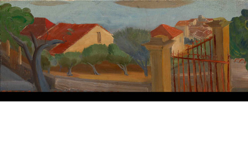 Garden Gate By Boris Grigoriev