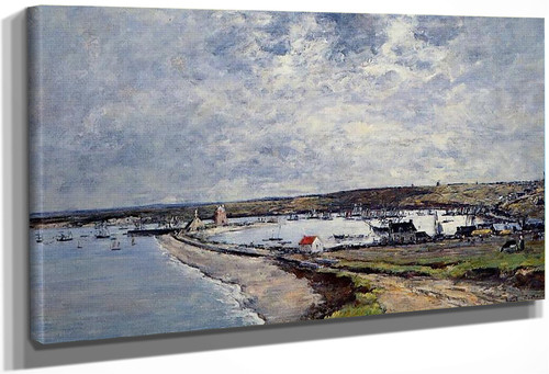 General View Of Camaret By Eugene Louis Boudin