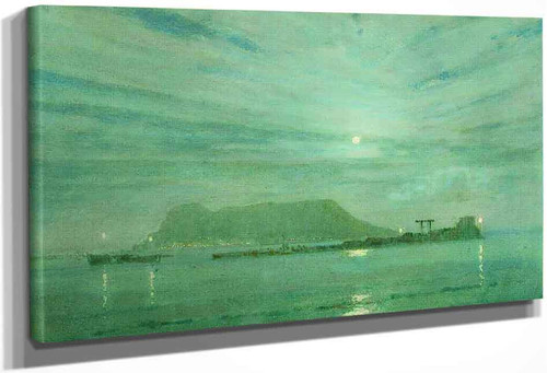 Gibraltar From Algeciras By Albert Moulton Foweraker