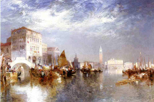 Glorious Venice By Thomas Moran