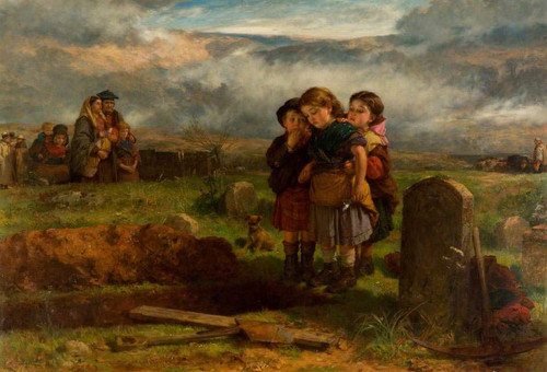 God's Acre By Thomas Faed Ra Hrsa