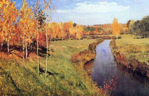 Golden Autumn1 By Isaac Levitan