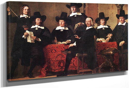 Governors Of The Wine Merchant's Guild By Ferdinand Bol